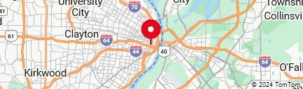 Map of where is st louis located